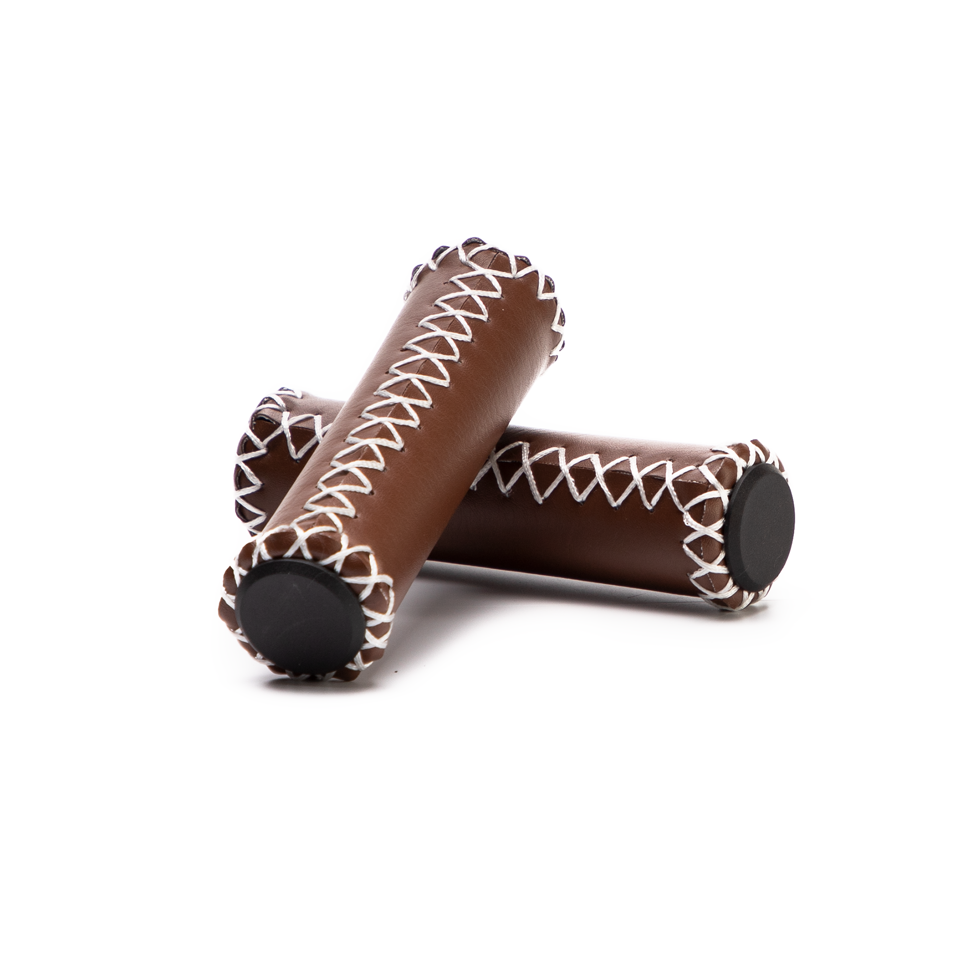 Leather-Look Honey-Colored Grips (Set of 2)